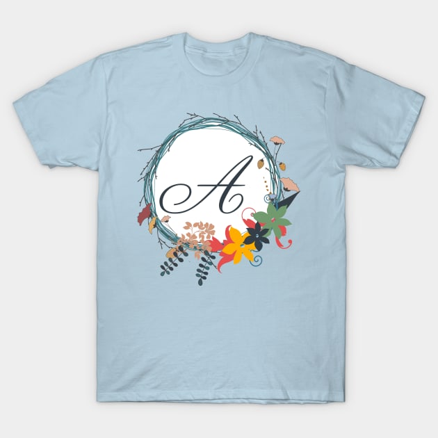 Letter A T-Shirt by denissmartin2020